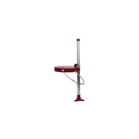 Alemite Single Post Pump Hoist, 14 In Female Nptf Air Inlet, 150 Psi, 6218 To 9858 In H, 27414 2741-4